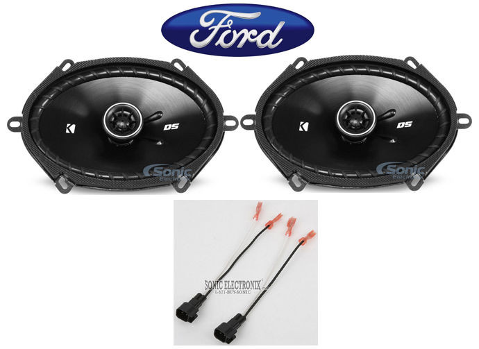 Ford F-650/750 2000-2010 Kicker 6×8″ Front Factory Speaker Replacement Kit