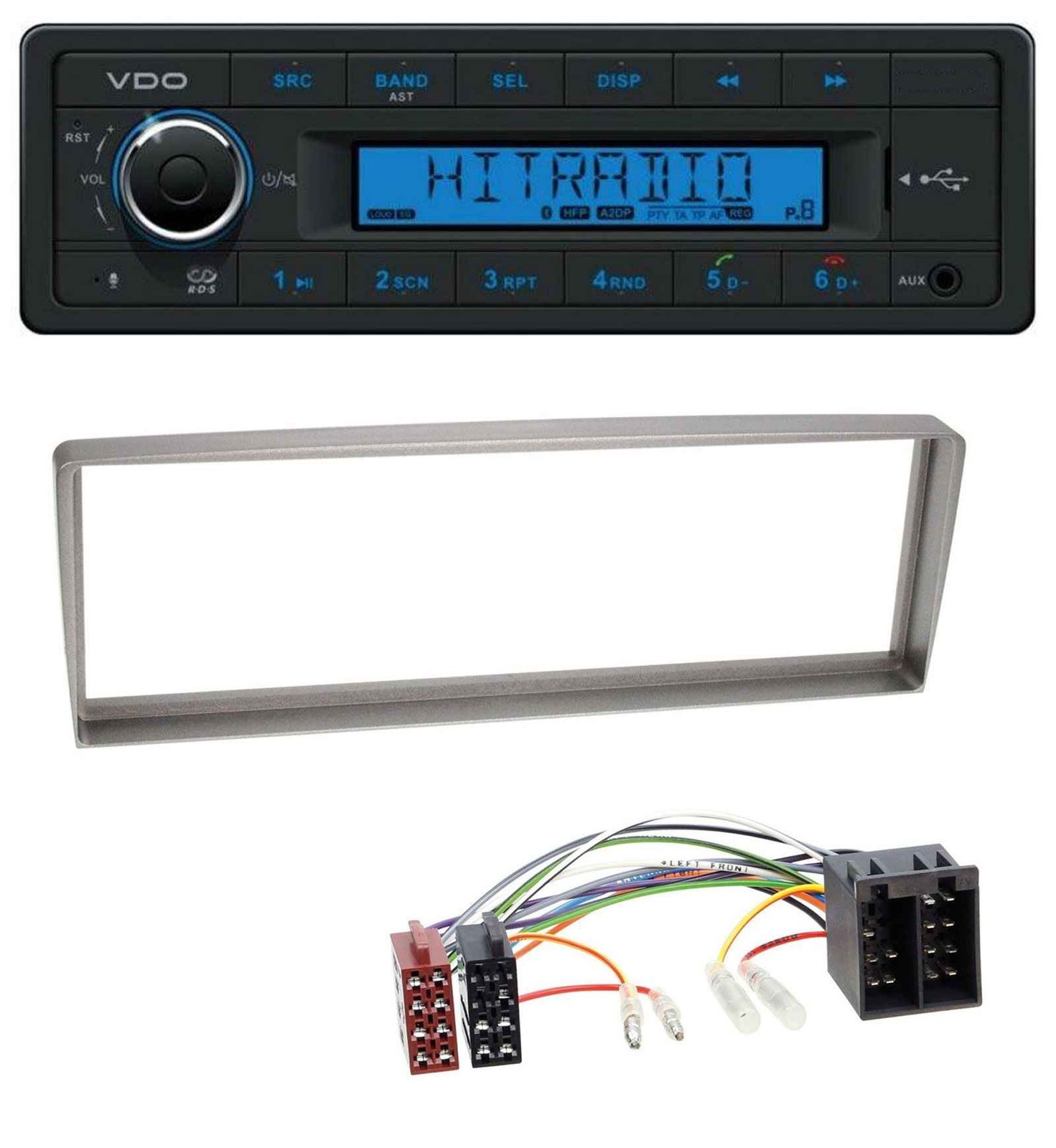 VDO AUX Bluetooth USB MP3 Car Stereo for Alfa Romeo 156 (2003-2005)