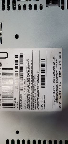 Audio Equipment Radio Receiver Am-fm-cd Fits 17 EXPLORER 1047880