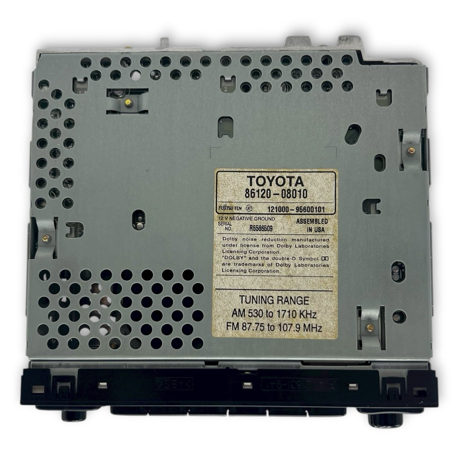 Toyota Tacoma Camry AM/FM Radio Receiver 86120-08010 Cassette Player Factory OEM