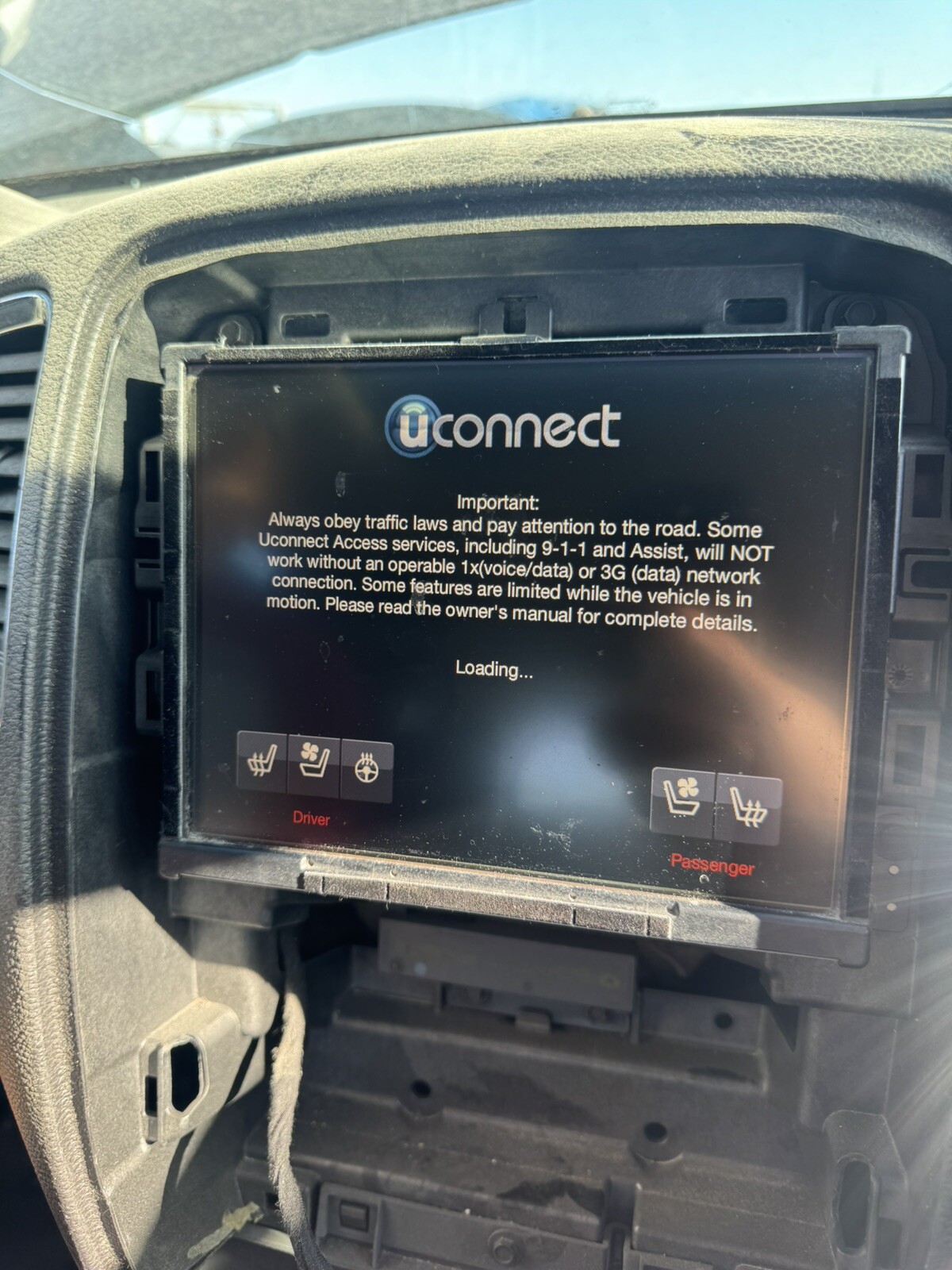 2014 -2017 DODGE DURANGO 8.4″ VP4 RADIO NAVIGATION UCONNECT SCREEN OEM