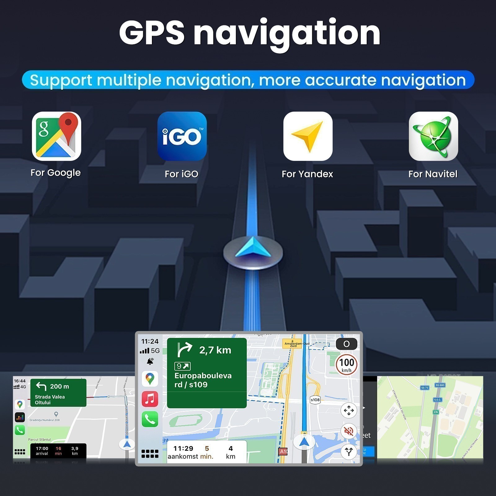 Car Radio Stereo Carplay For 2007-2011 Aveo Aveo 4+64G 7in wifi Carplay