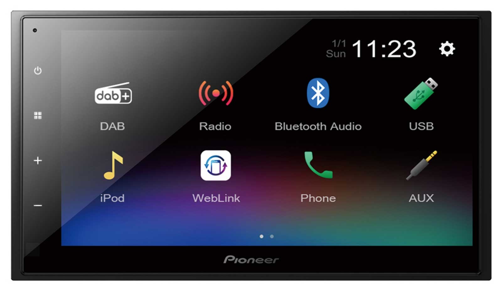 Pioneer USB Bluetooth DAB 2DIN MP3 Car Stereo for Toyota Corolla 2009-2013 Silver