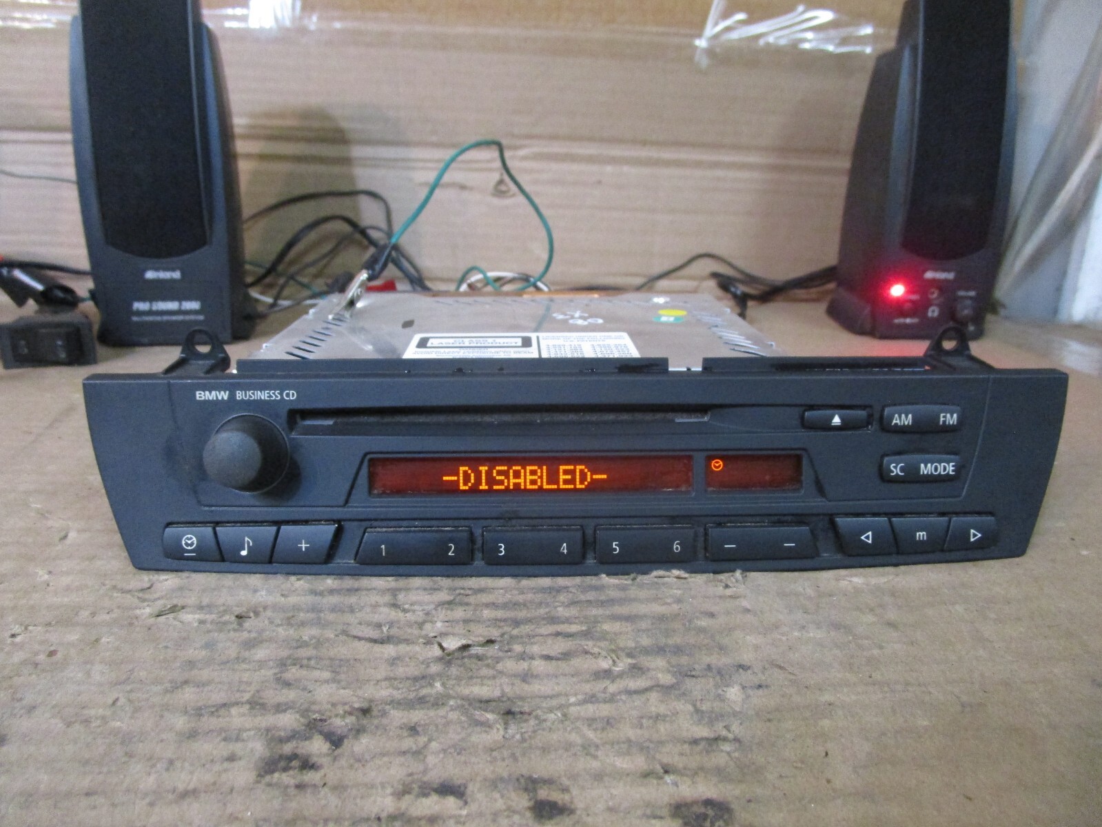 07-10 BMW X3 Radio Stereo CD Player Receiver AM/FM Audio Unit 65129173686