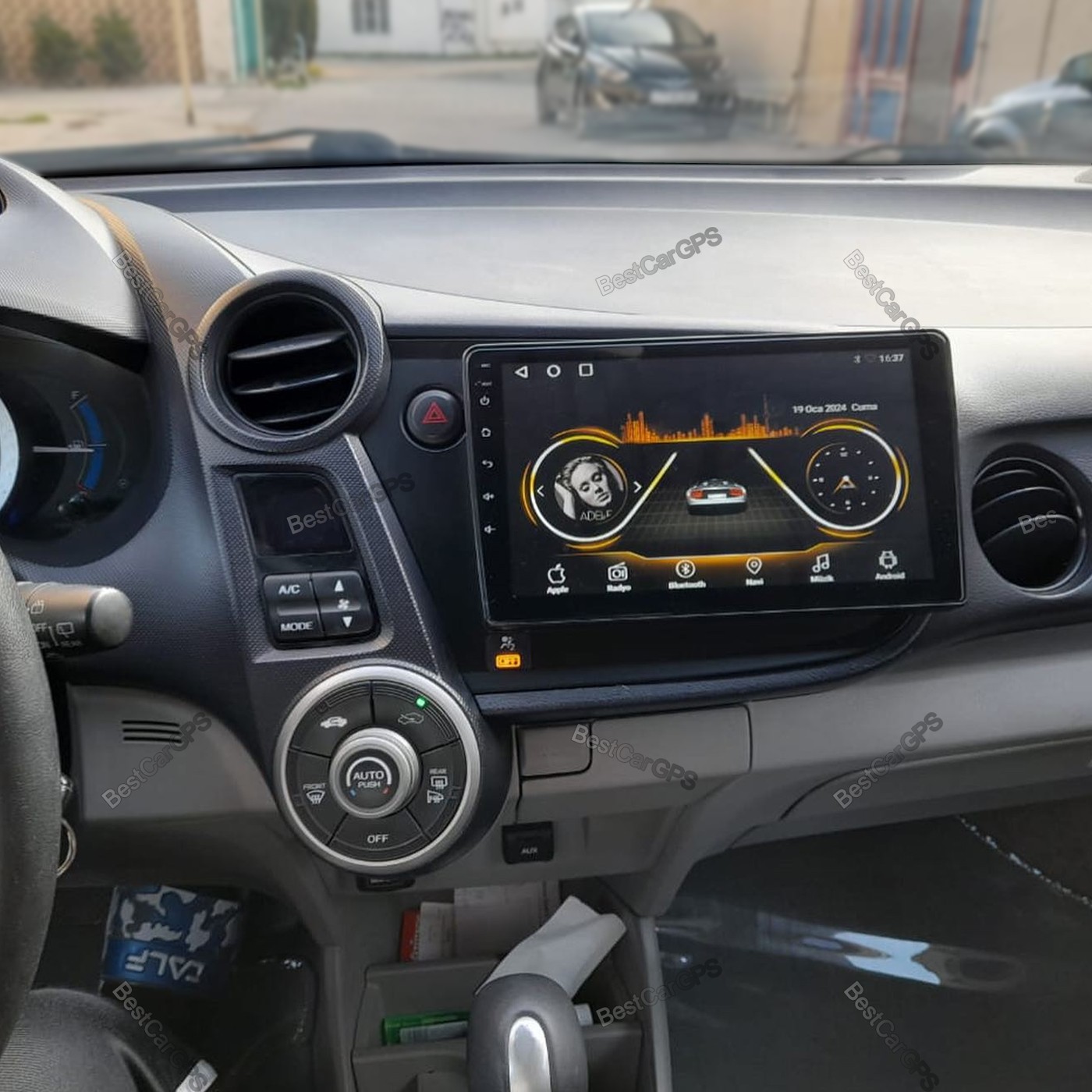 4+64G Android 15 CarPlay Stereo Radio GPS Sat Nav 9″ For Honda Insight 2009-2014