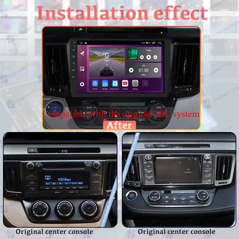 9″ Android 64G 8 Core Car Radio for Toyota RAV4 2013-2018 CarPlay Audio GPS