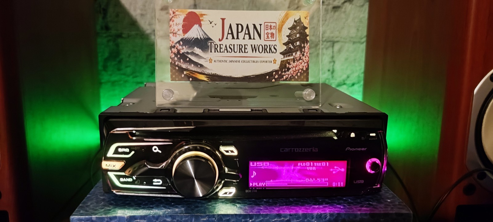 Pioneer Carrozzeria DEH-770 CD USB SD AUX JDM Car Stereo Head Unit Tested