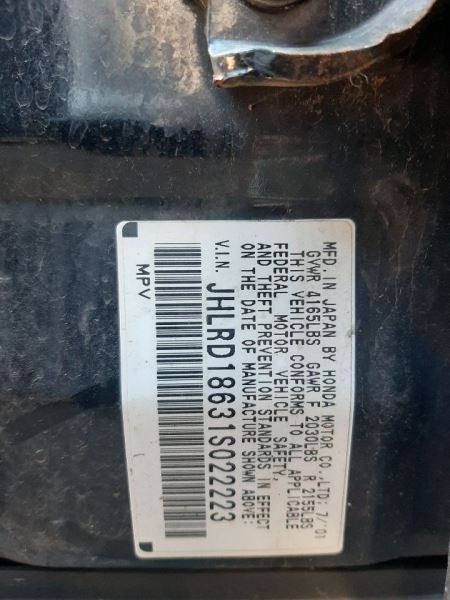 Audio Equipment Radio Am-fm-cd Fits 99-01 CR-V 834944