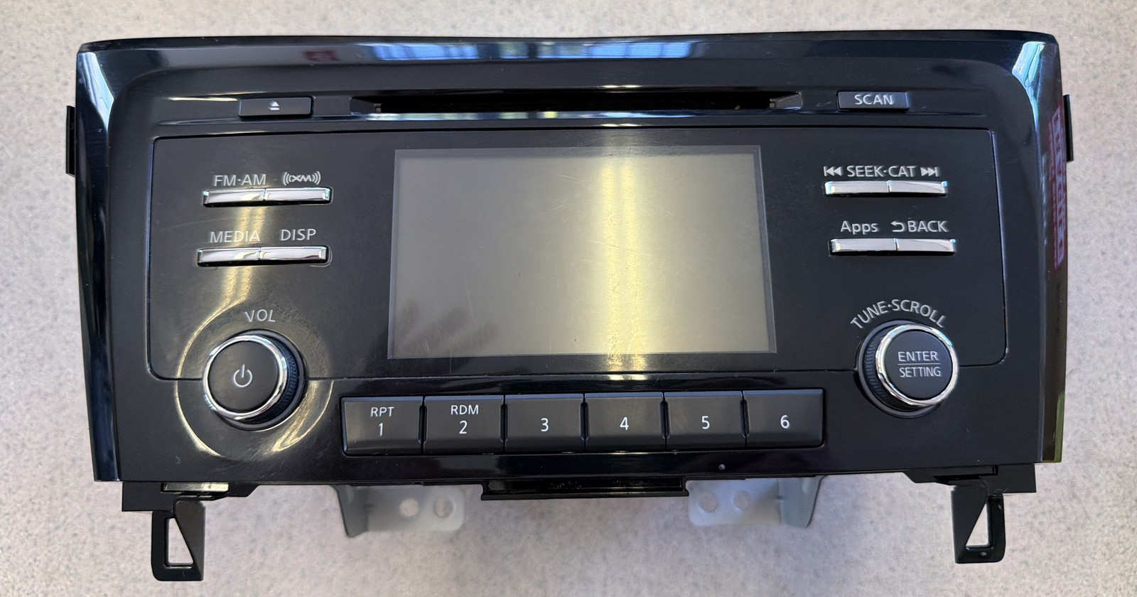2015-2016 NISSAN ROGUE (NONE SPORT) AUDIO STEREO RADIO HEAD UNIT OEM 281859TB0A