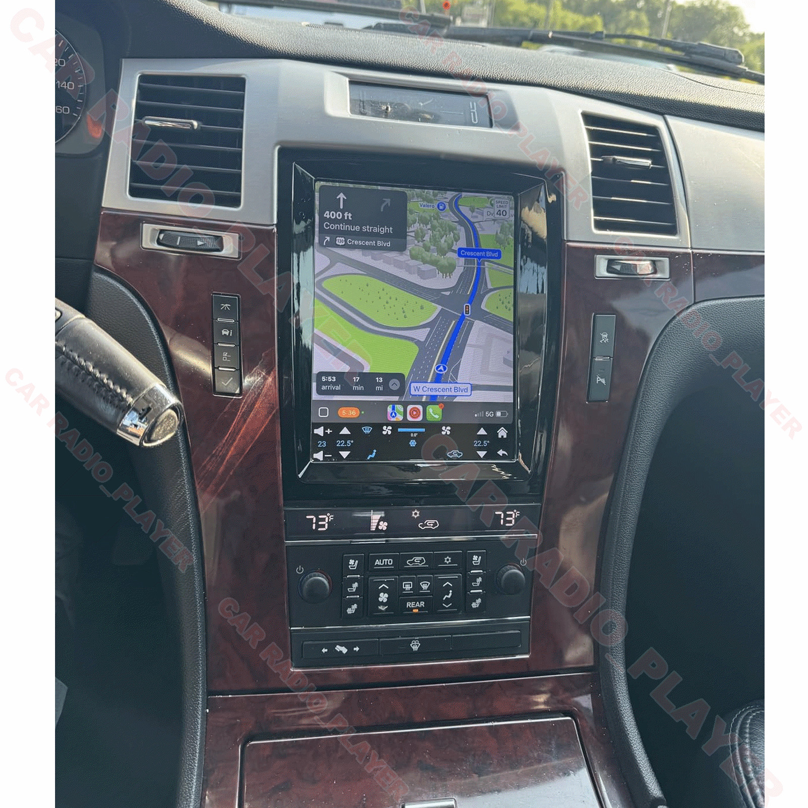 PLUG &PLAY Car Stereo Radio Android Auto Carplay For Cadillac Escalade 2007-2014