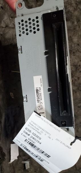 Audio Equipment Radio Receiver Am-fm-cd Fits 17 EXPLORER 1047880