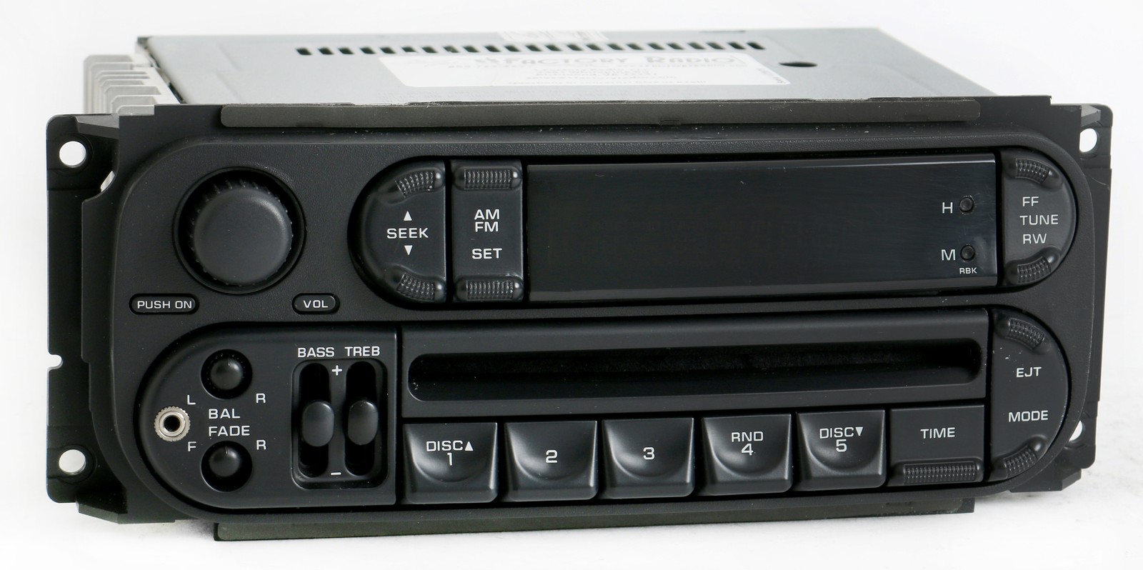 Dodge Caravan Radio 2002-2004 AM FM CD Upgraded With Auxiliary Input RBK Slider