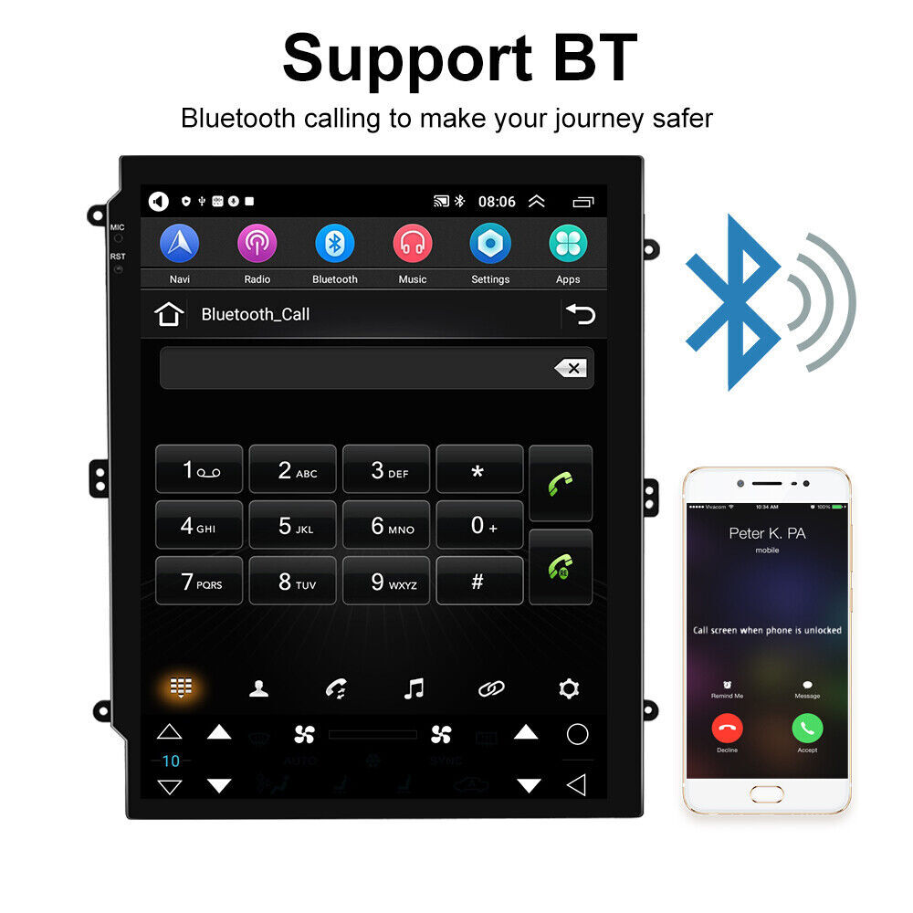 64G CarPlay Car Stereo Radio GPS Navi Android 14 For Cadillac Escalade 2007-2014