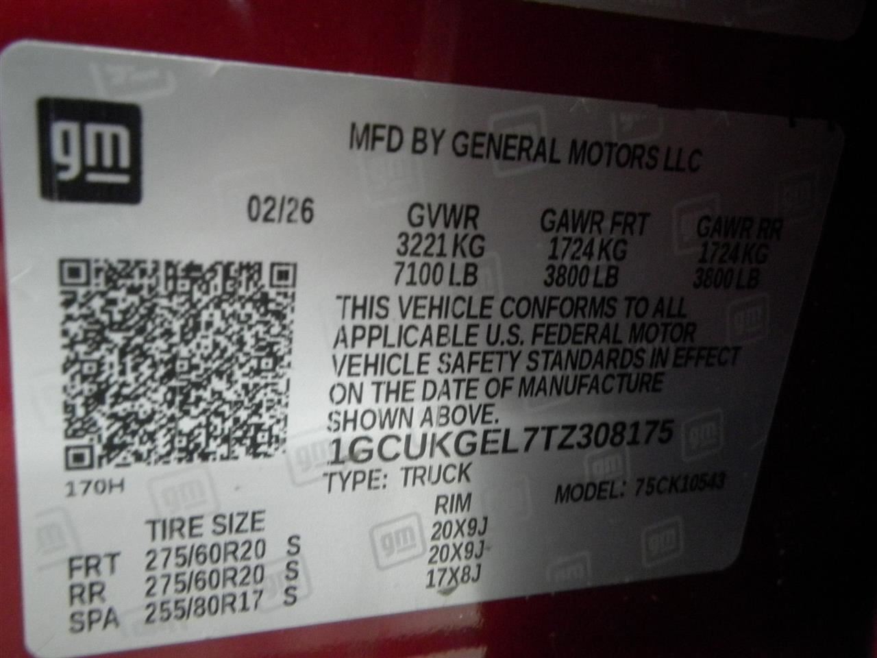 2026 Silverado 1500 LTZ Radio AMP 85717675