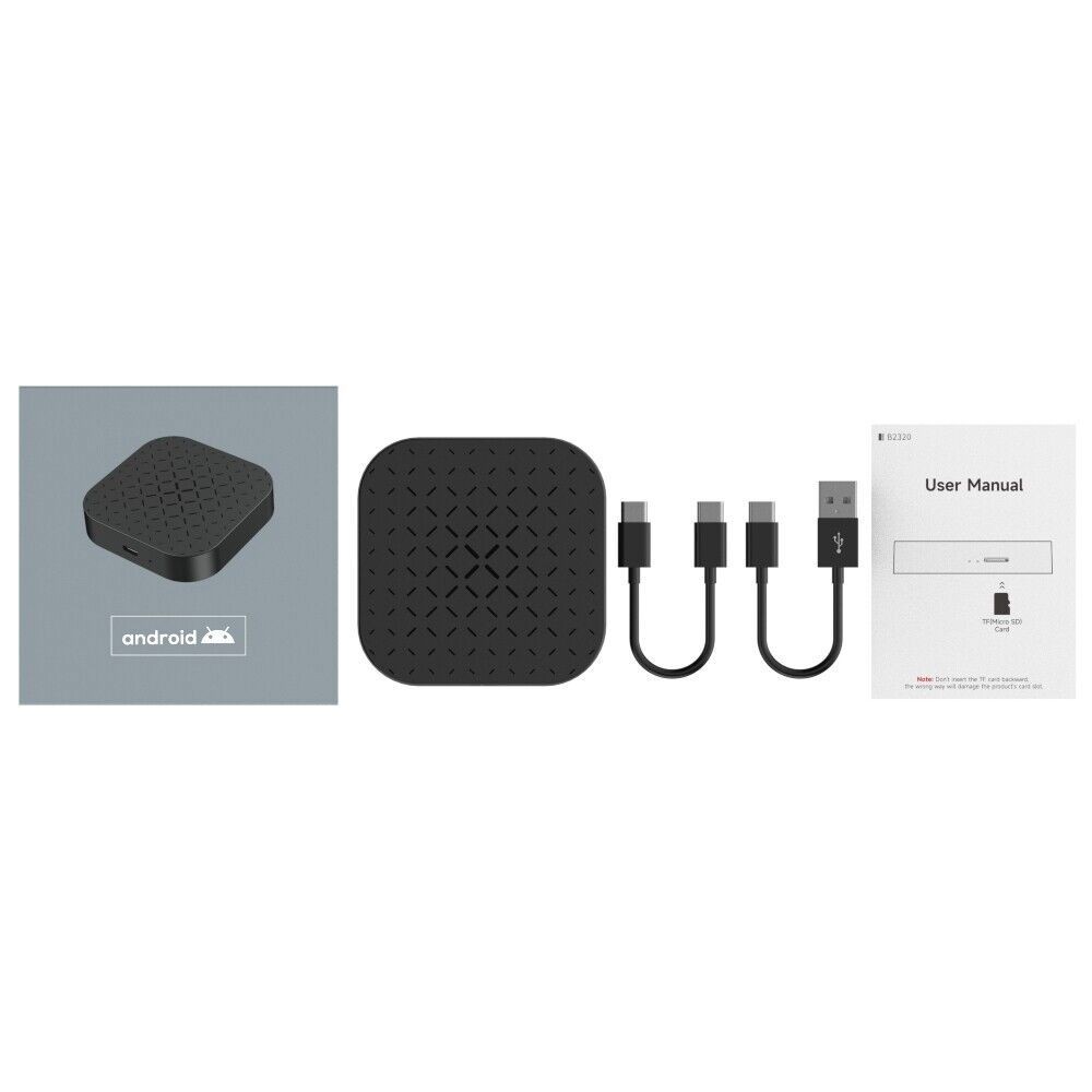 Carplay AI Box Wireless Carplay Android Auto Adapter Car Multimedia Video