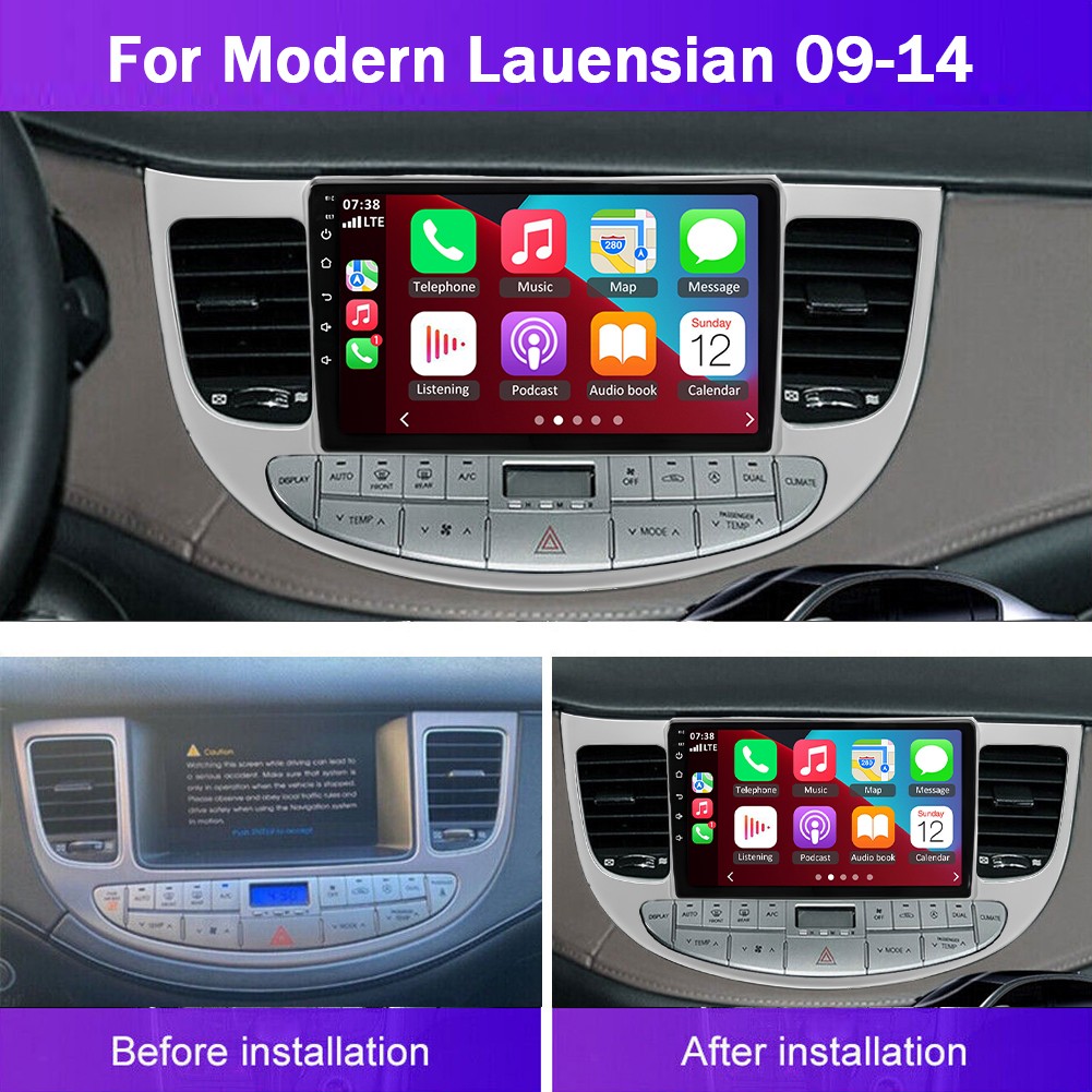 Android 13 Carplay Android Auto Head Unit 9inch For Hyundai Genesis Rohens 09-14