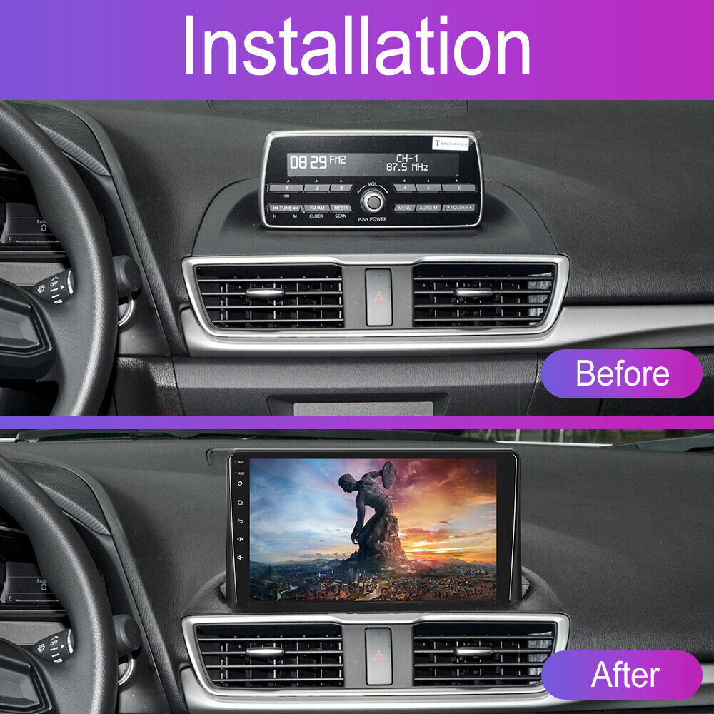 For Mazda 3 2014-2018 Android 12 Car Stereo Radio GPS Navi WIFI BT FM RDS 2+32GB