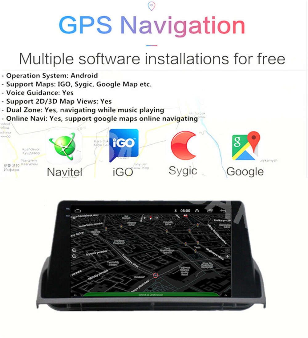 Multimedia Player Stereo Fit For Mazda 6 2004-2015 Car Radio GPS Navi FM/RDS