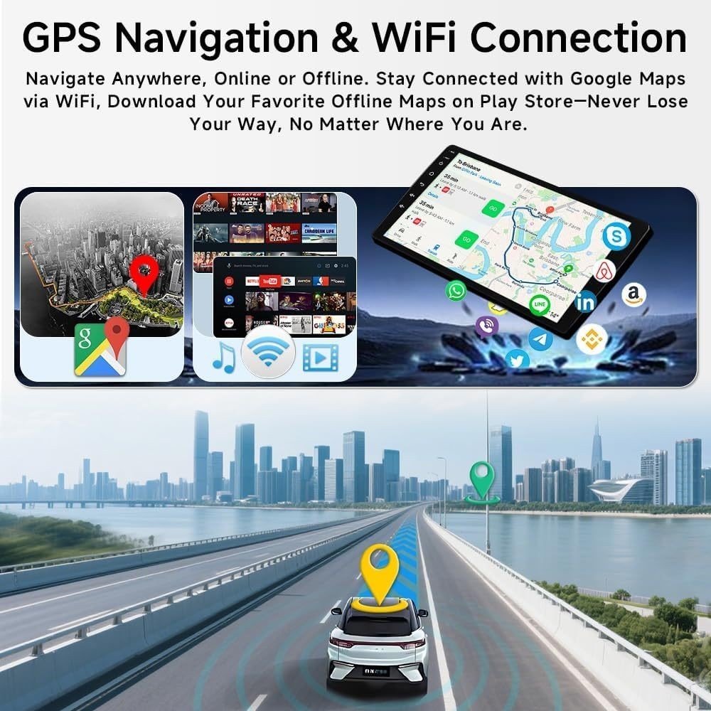 9″ Carplay Auto radio Android 15.0 For Honda Civic 2012 GPS NAVI RDS WiFi 4+64G