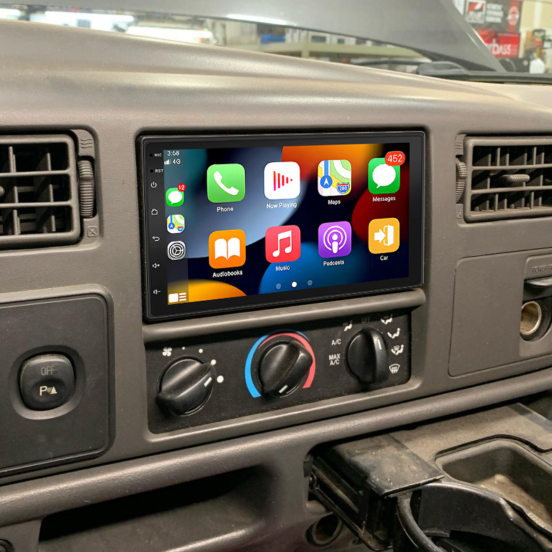 7″ For Ford F250 F-350 1999-2004 Super Duty Carplay Stereo Radio Android15 Navi