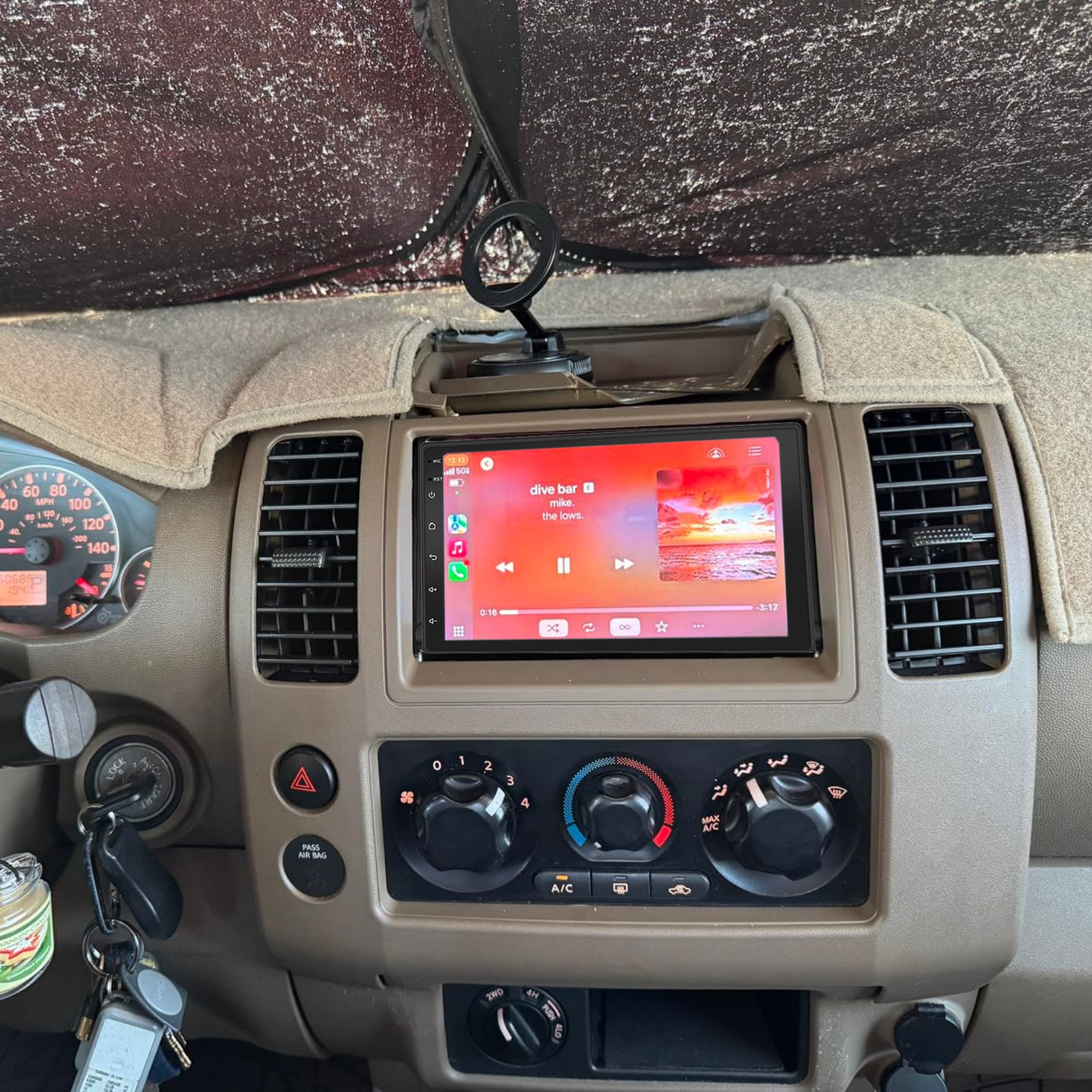 7″ For Nissan Frontier 2005-2009 Carplay Stereo Radio Android15 Navi BT GPS WiFi