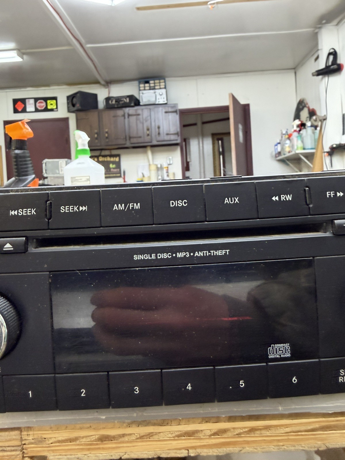 OEM Chrysler AM FM Audio Car Stereo Radio P05091195AC Working Dodge Jeep MP3 CD