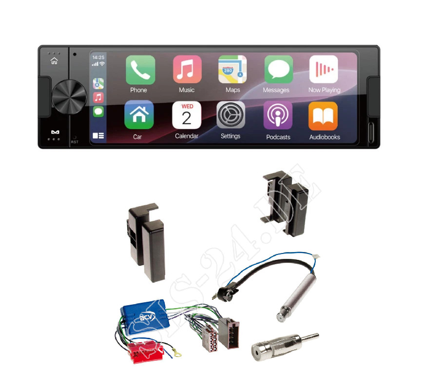 Ampire CPR60 Radio 6.38” Display DAB+ Tuner for Audi A6 (C4) 06/1994-10/1997