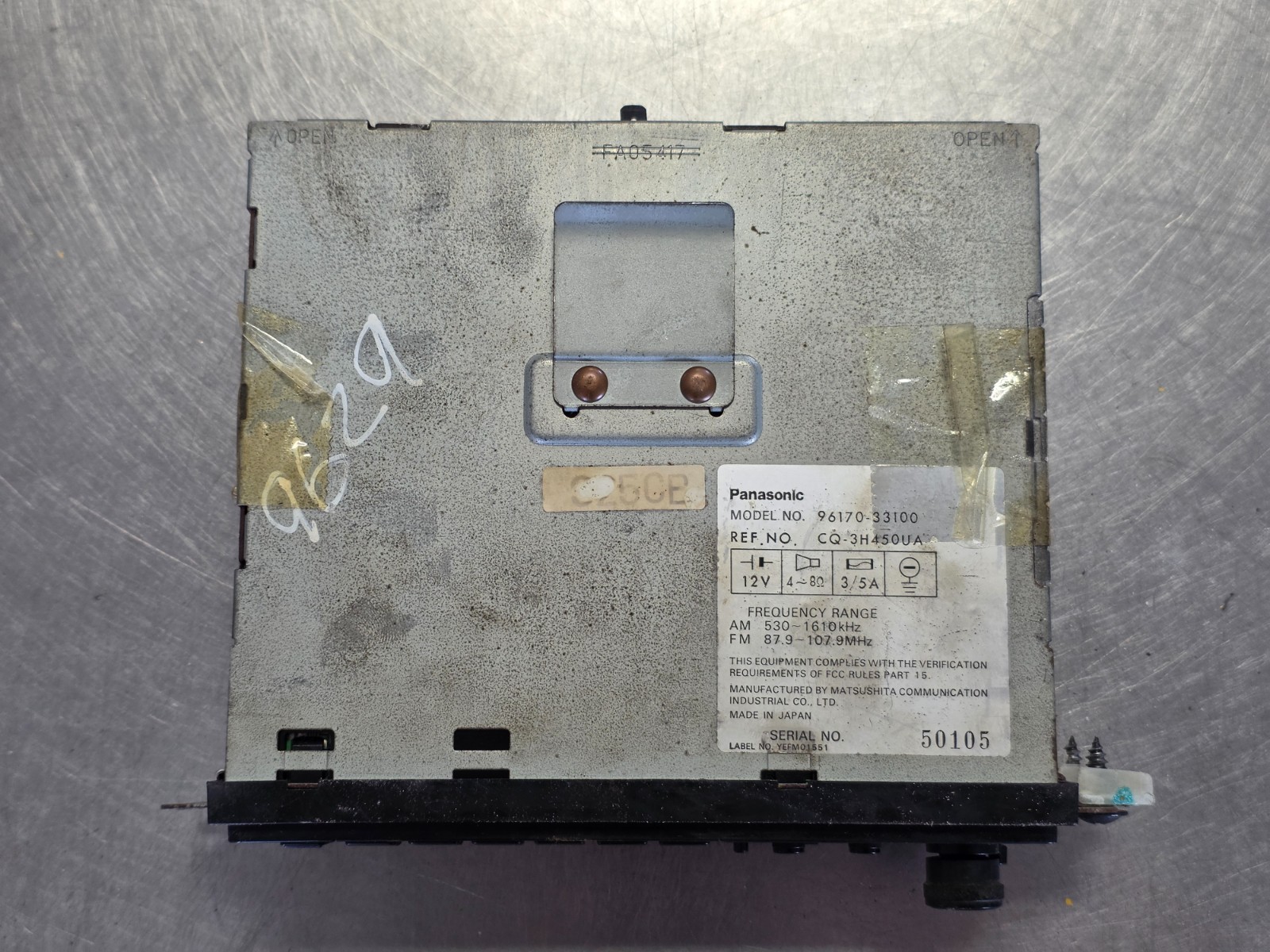Hyundai Radio 96170-33100 638-56488a