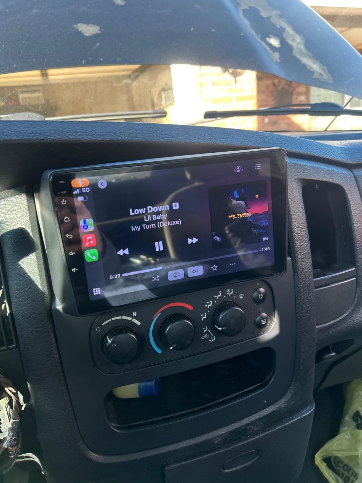 For 2002-2005 Dodge Ram CarPlay Android 13 Car Radio Stereo GPS Cam