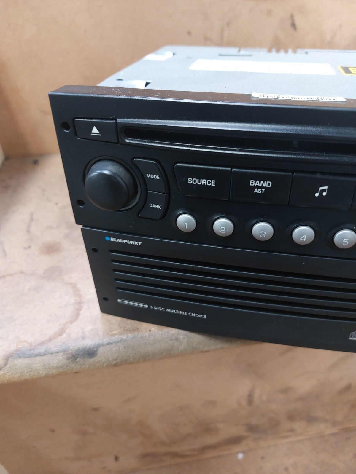 CITROEN C4 VTS STANDARD STEREO / RADIO / CD CHANGER BLAUPUNKT FACELIFT RD4 N1