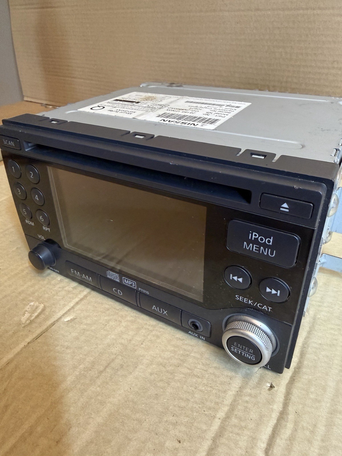 2011-2012 Nissan Rogue Am Fm CD Player Radio With Wires Stereo 28185-1VK0A OEM