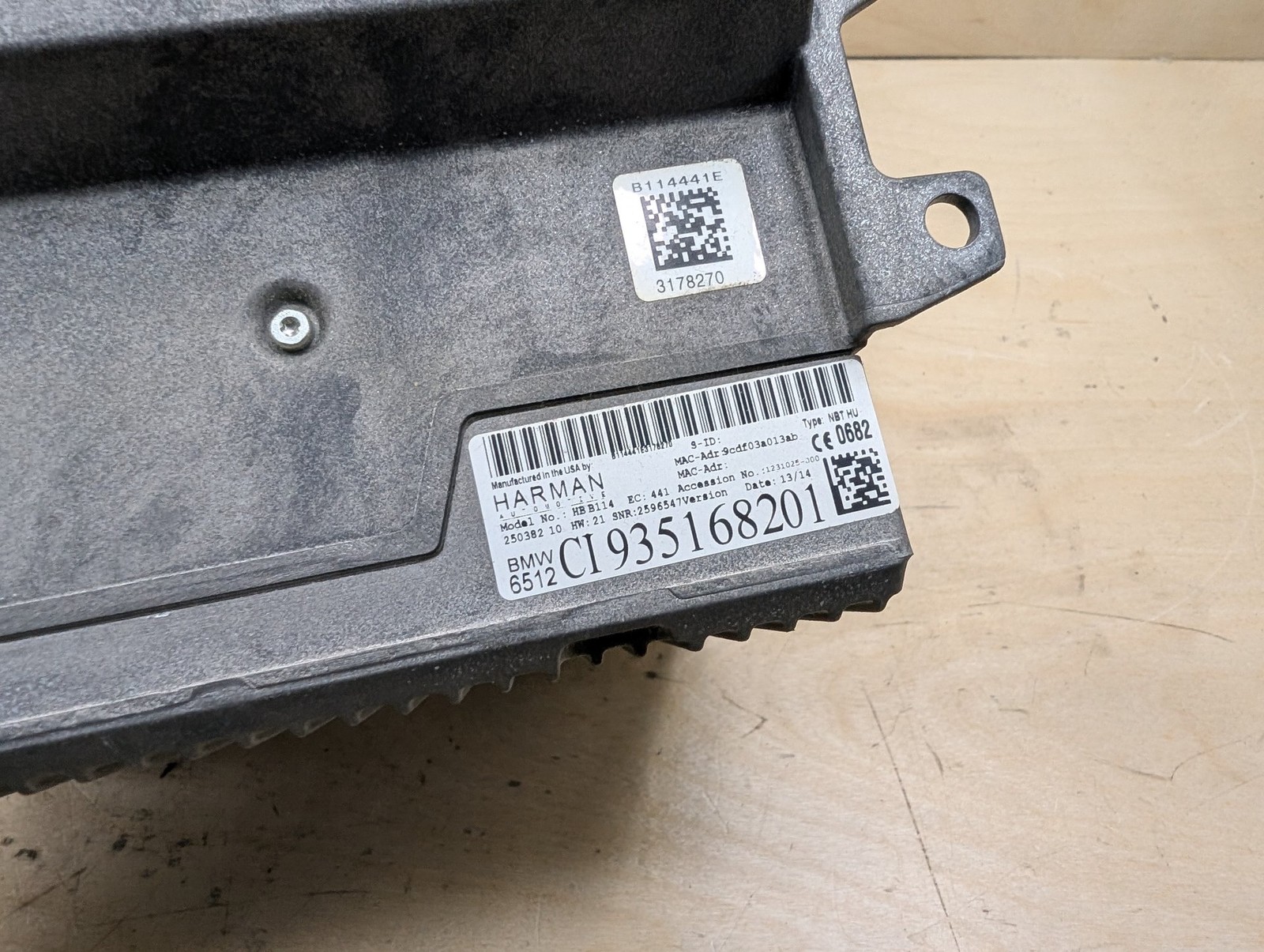 OEM BMW F15 F30 F32 F80 F82 Navigation NBT Headunit Radio CD Head Unit HW 2.1