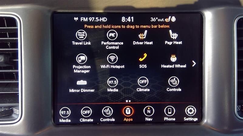 2017 2023 DODGE CHALLENGER CHARGER 4C 8.4 UAQ NAVIGATION RADIO CARPLAY SCUFFS