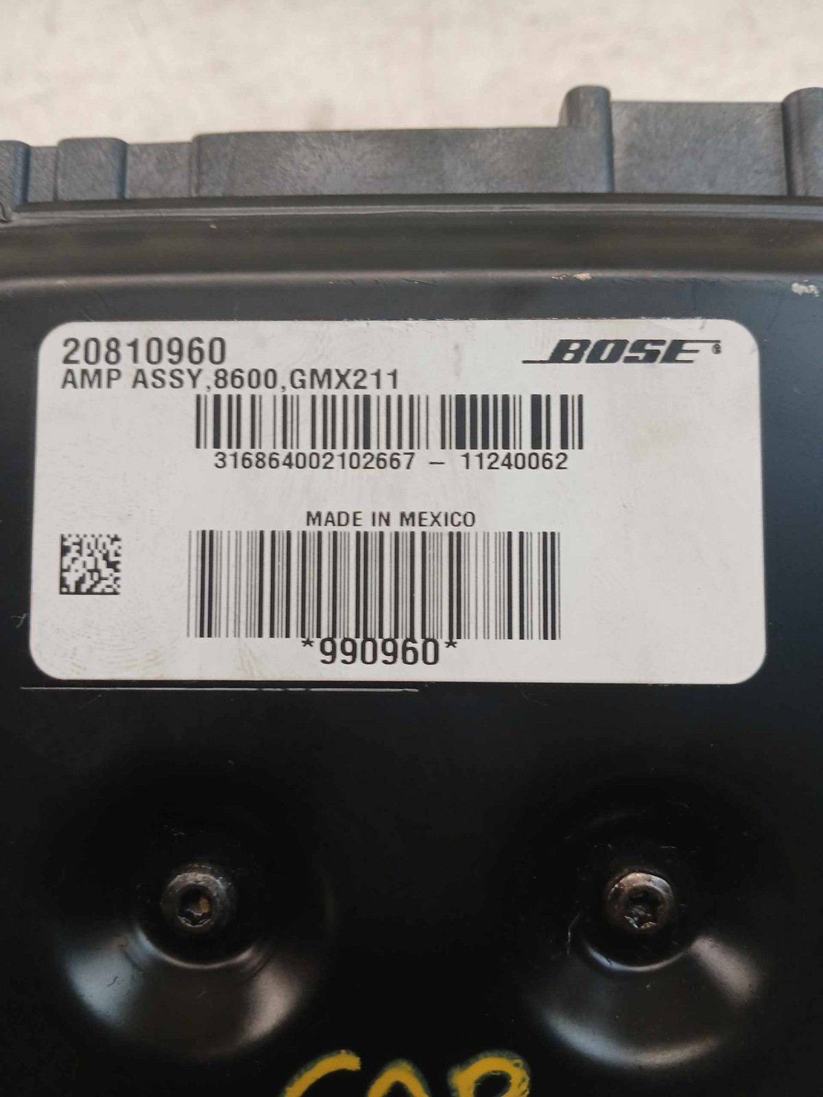 2006-2016 Chevy Impala Amplifier ***May Need Programming***