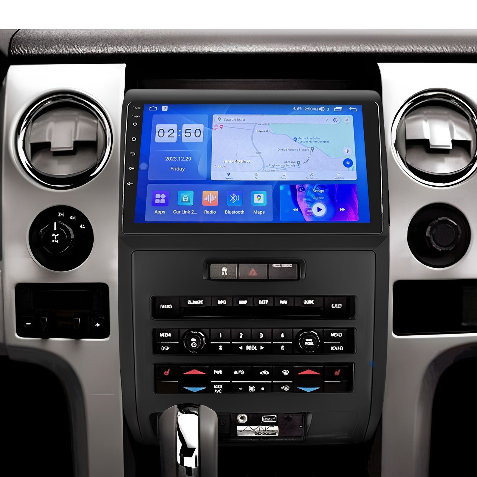 9″ Car Radio Stereo For Ford F150 2009-2014 Android 13 Wireless Carplay GPS Navi