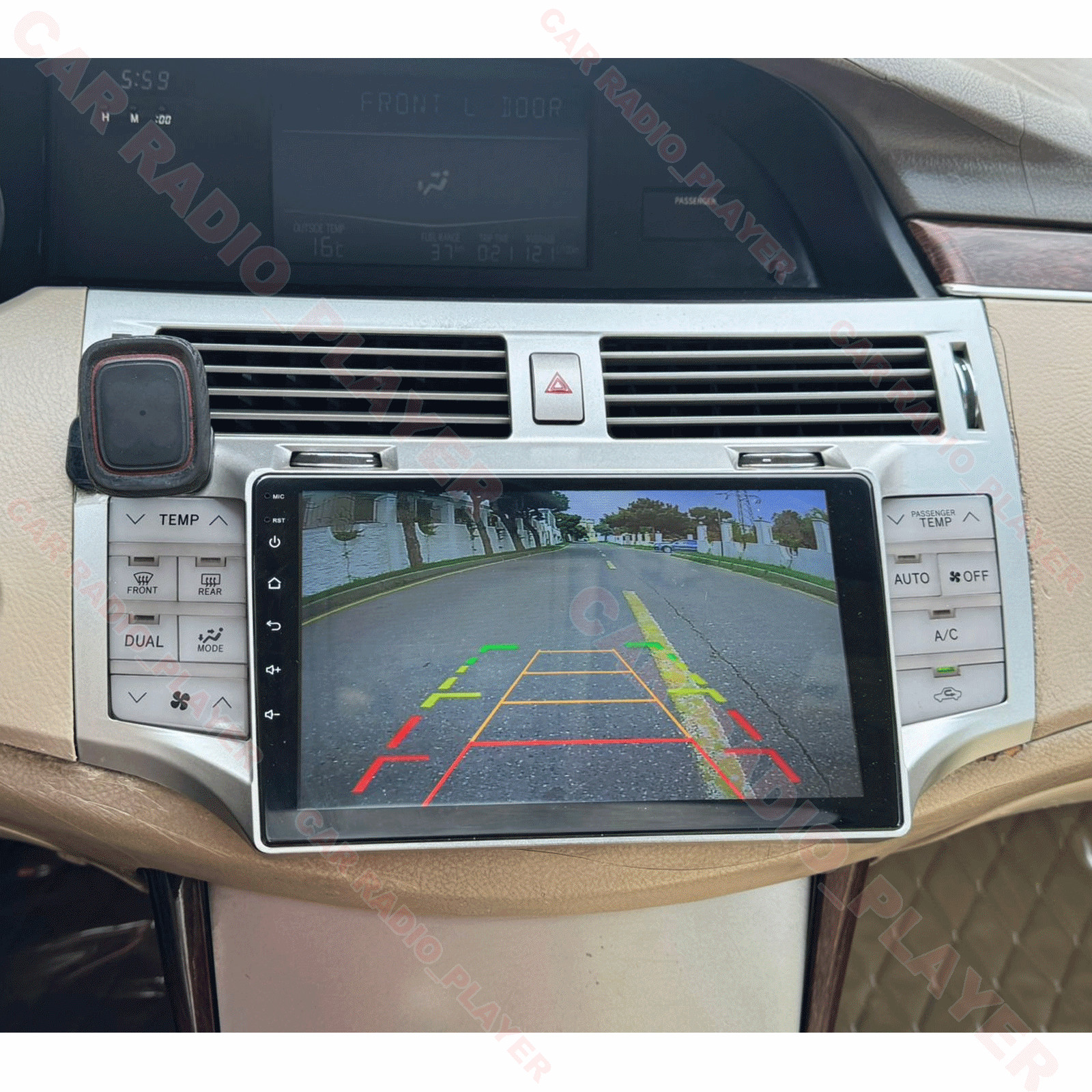 2DIN Carplay Android PLUG&PLAY Stereo Radio GPS Navi For Toyota Avalon 2005-2010
