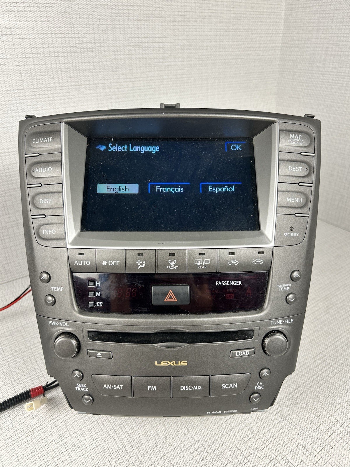 READ!!!06 – 09 LEXUS IS250 IS350 NAVI RADIO GPS STEREO UNIT SCREEN 86111-53050