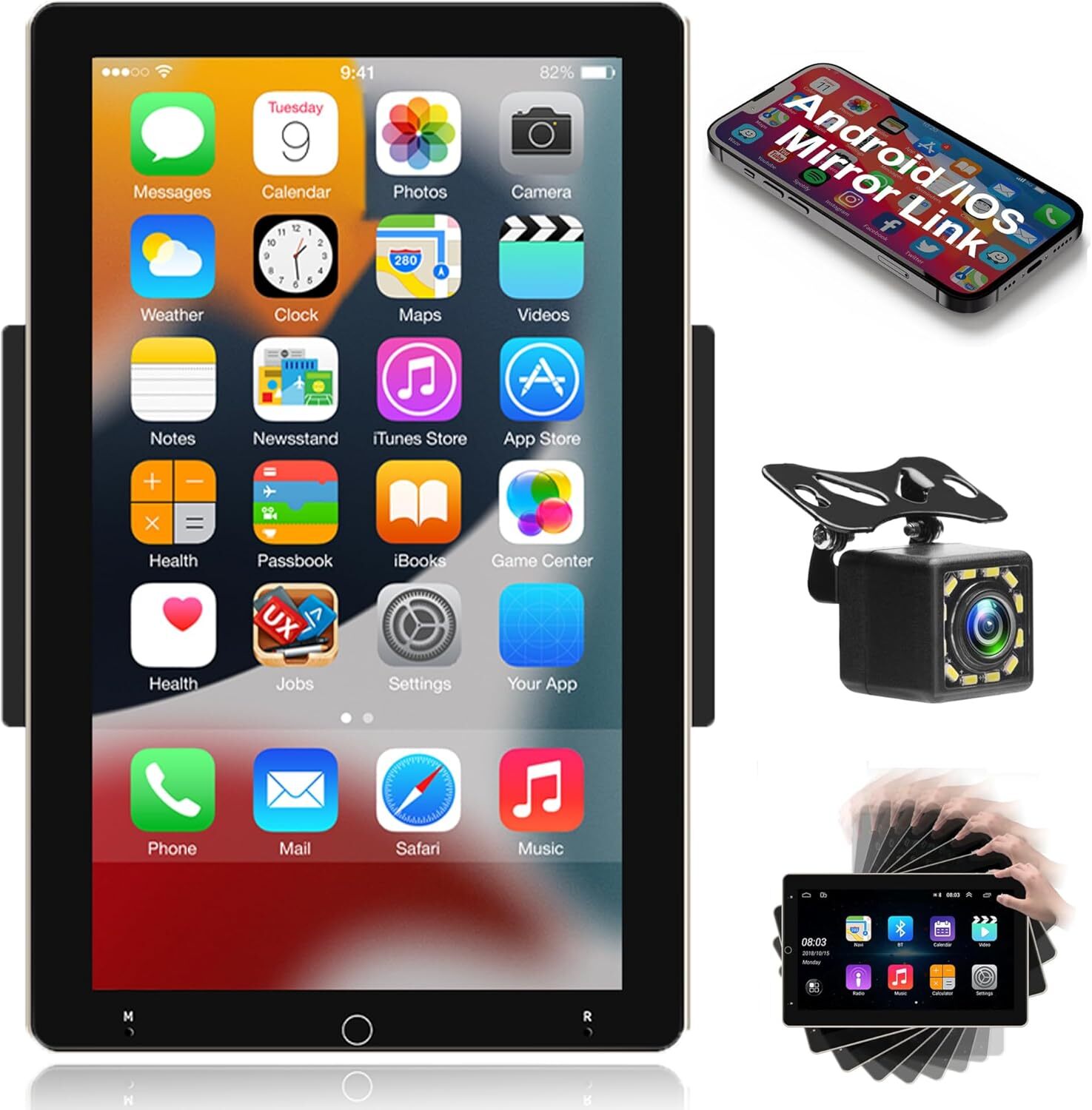 10.1″ Radio Apple CarPlay & Android Auto for Chrysler Town & Country 2008-2016