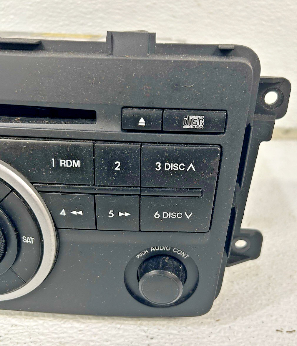2007 Mazda CX-9 CX9 radio stereo 6 Disc CD player TD11 66 9R0 10 speaker Media