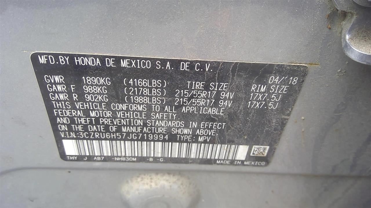 Audio Equipment Radio US Market Display And Receiver EX Fits 18 HR-V 2165754