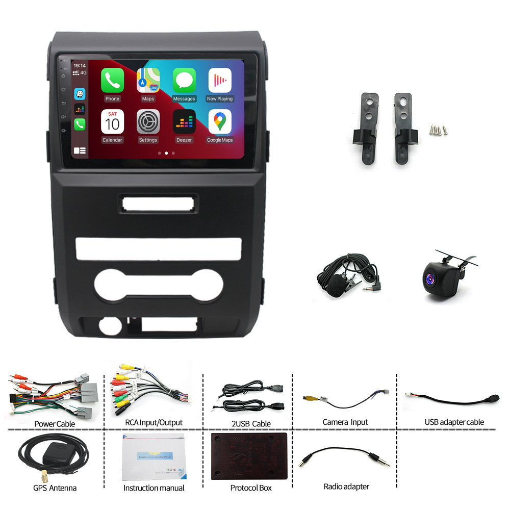 Car touch Stereo Radio BT FM GPS Navi For Ford F150 2009-2014 Carplay Android 13