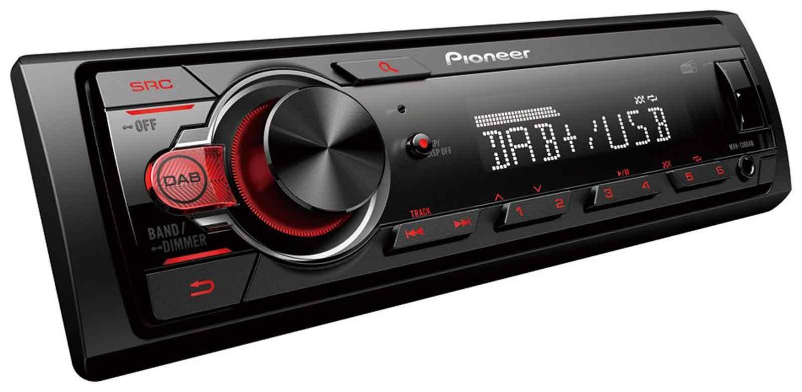 Pioneer MP3 DAB 1DIN AUX USB Car Stereo for Honda Accord 1988-1998 Black