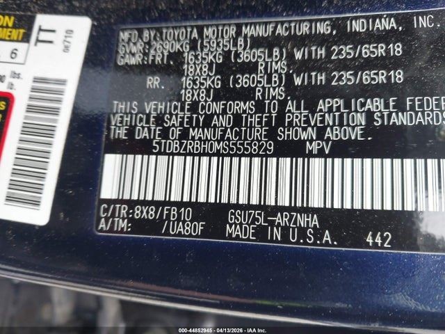 Audio Equipment Radio Display And Receiver Fits 20-23 HIGHLANDER 2158825
