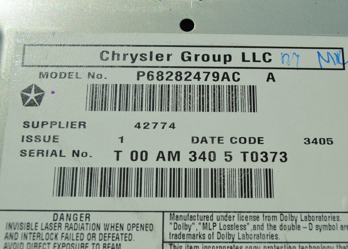 11-18 Jeep Wrangler JK CD Player HIGH SPEED Nav Radio UConnect RHB P68282479AC