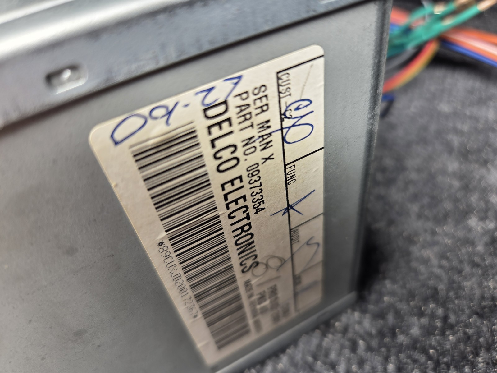 96-03 GM AC DELCO Radio 9373354 – CD, Tape, Am/Fm Tested Works Great
