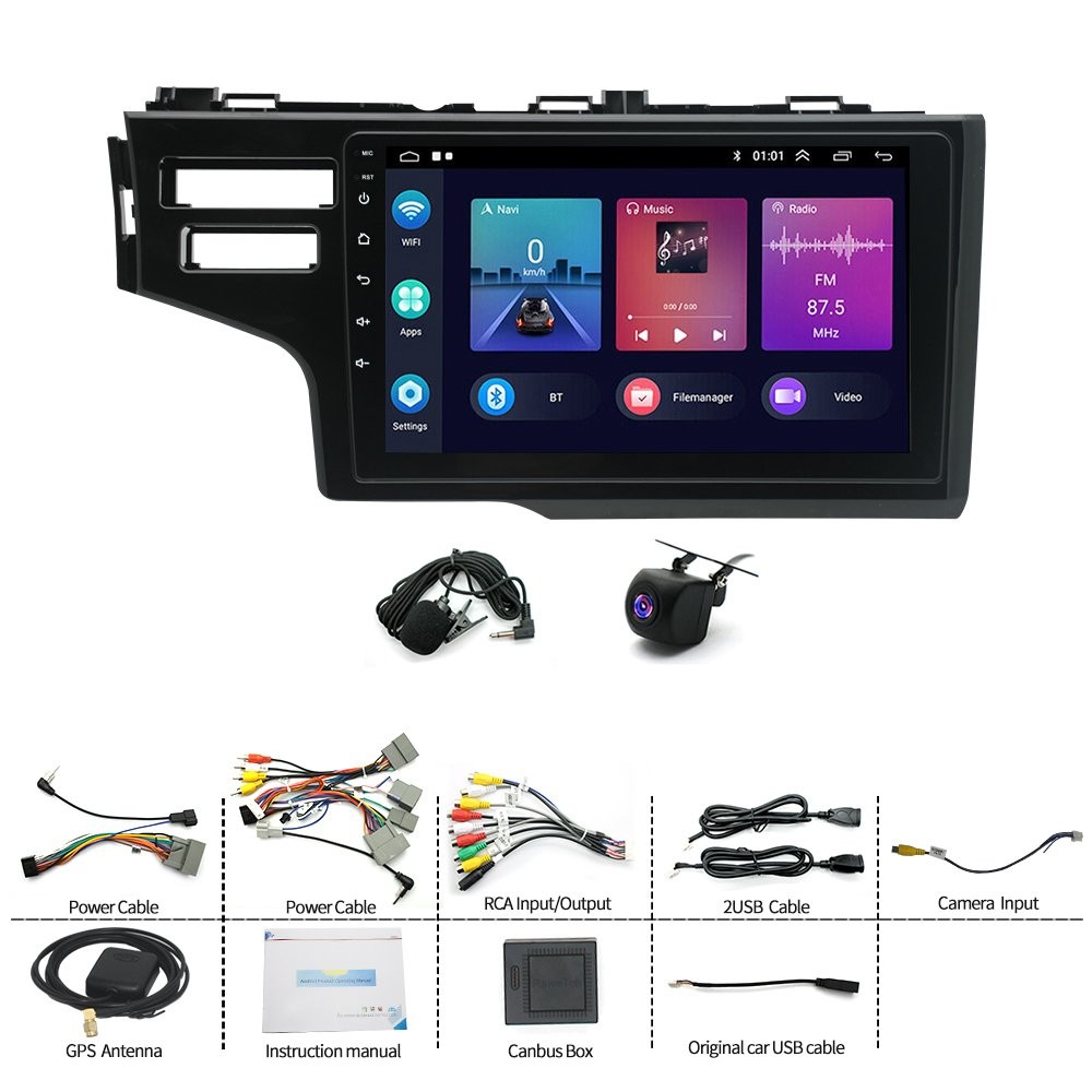 FOR HONDA FIT 2014-2018 FIT FOR APPLE CARPLAY CAR STEREO RADIO GPS NAVI WIFI