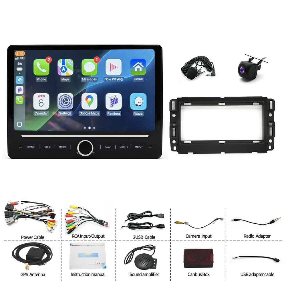 For 2008-2010 Chevy Cobalt CarPlay Android 14 Radio Stereo DSP w/ Camera WIFI