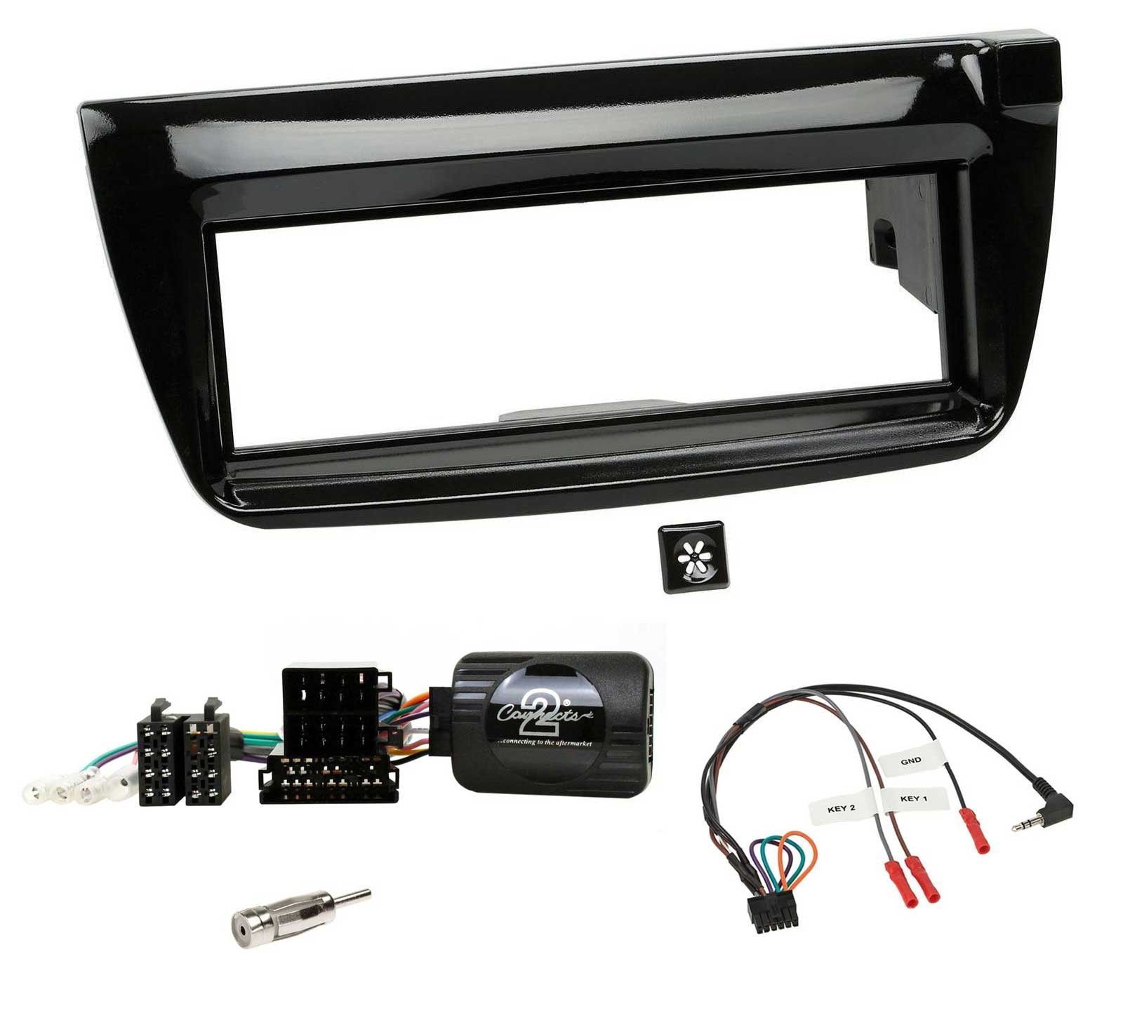 Pioneer MP3 1DIN DAB USB Steering Wheel Car Stereo for Fiat Doblo 2012-2015 Piano