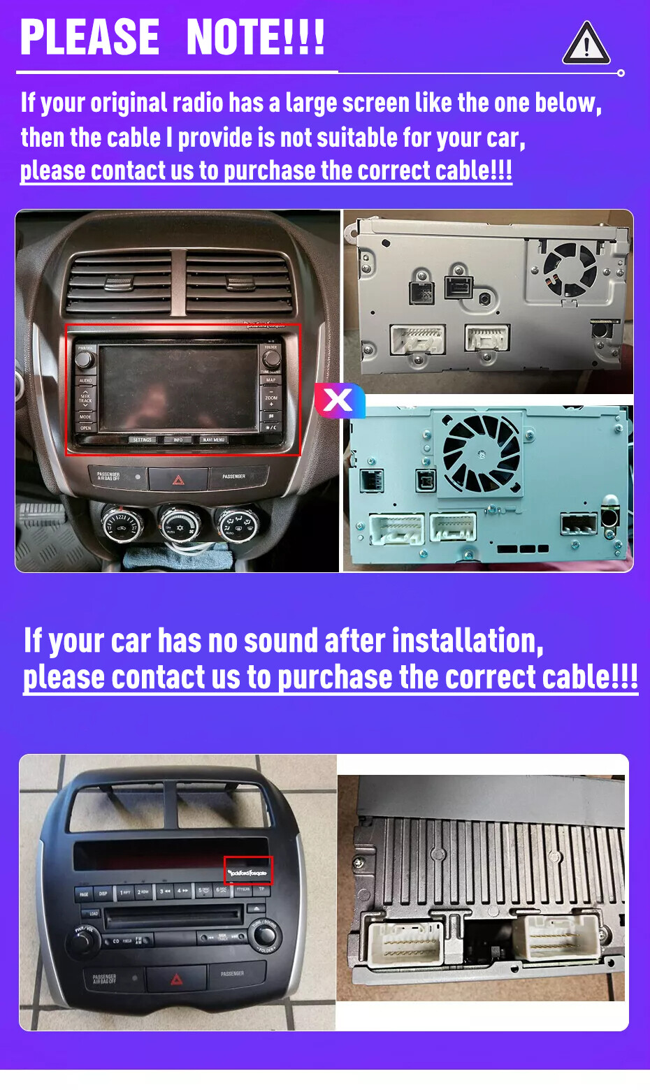 Car Stereo Radio GPS Navi WiFi Android 15 Carplay For Mitsubishi ASX 2010-2017
