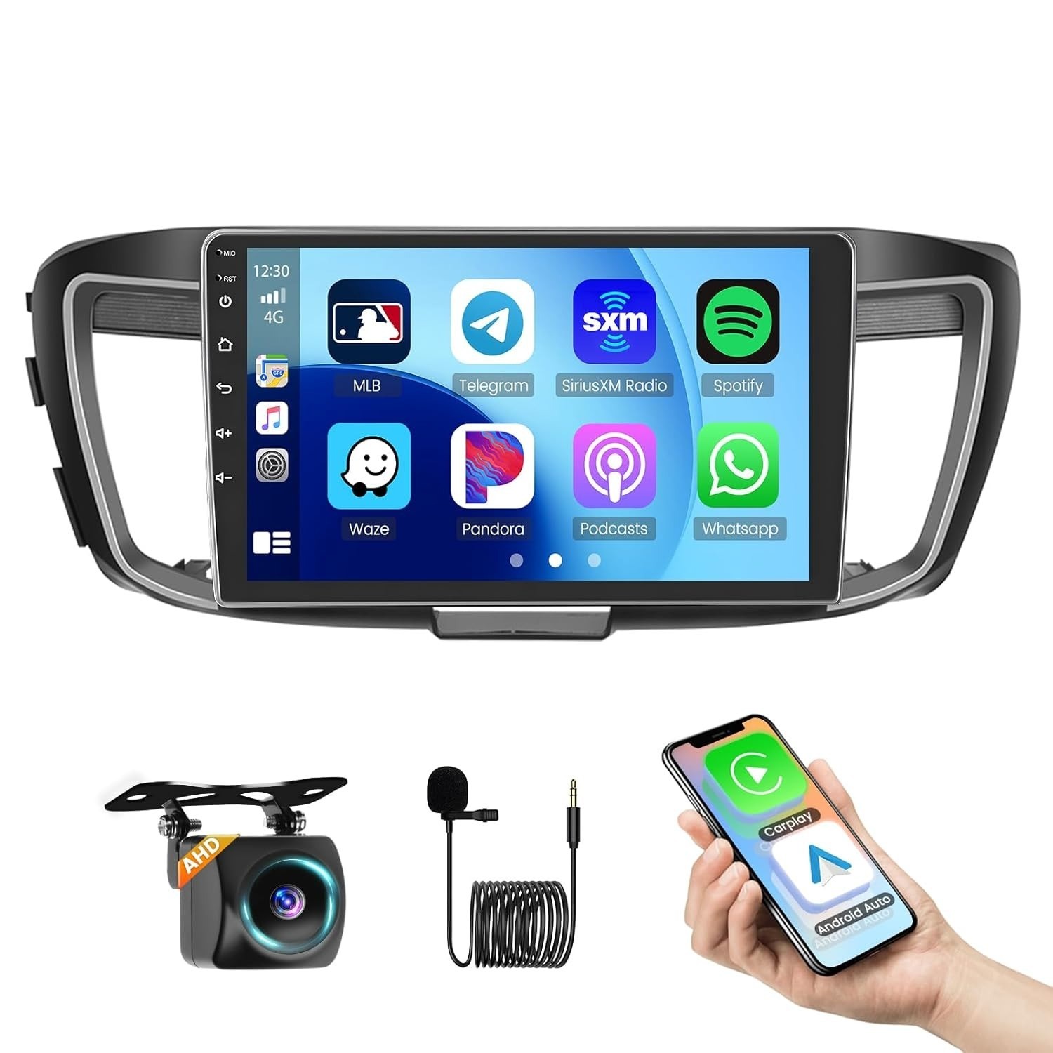 10.1″ Android Car Stereo Honda Accord 2014-2016 GPS Bluetooth 8 Core 4GB+64GB